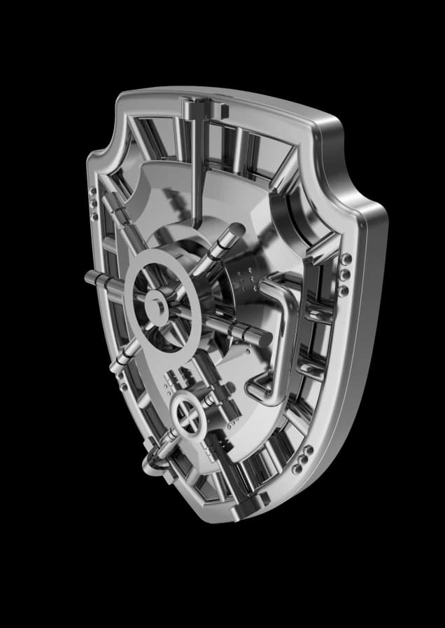 Vaulted shield